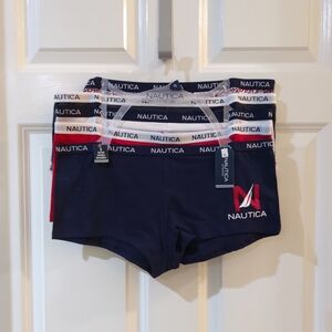 NEW Nautica Women's 5 pc  Boyshorts Size XL